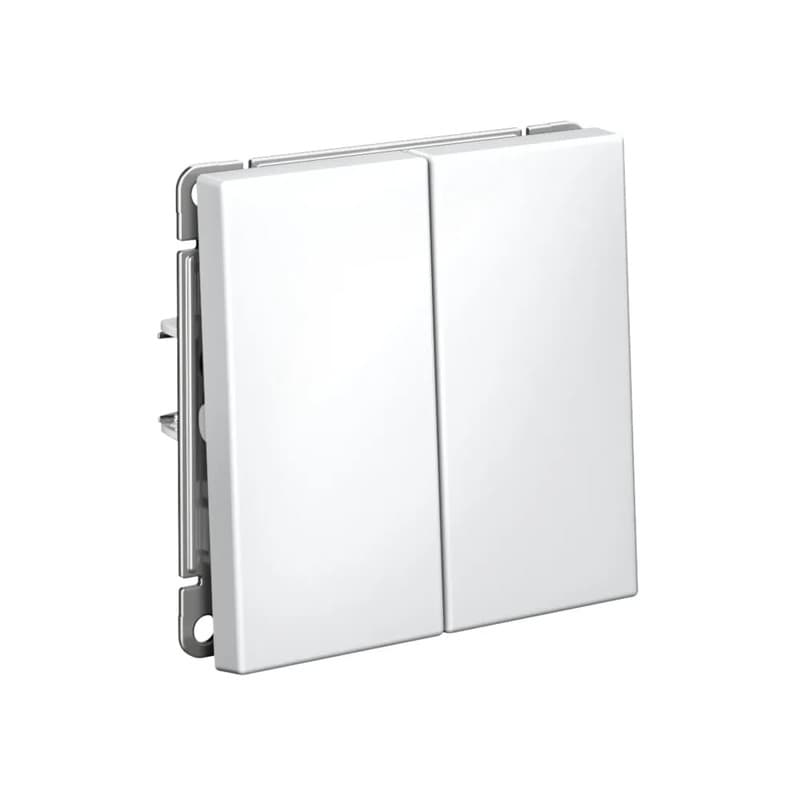 Выключатель двухклавишный Systeme Electric (Schneider) ArtGallery, цвет лотос