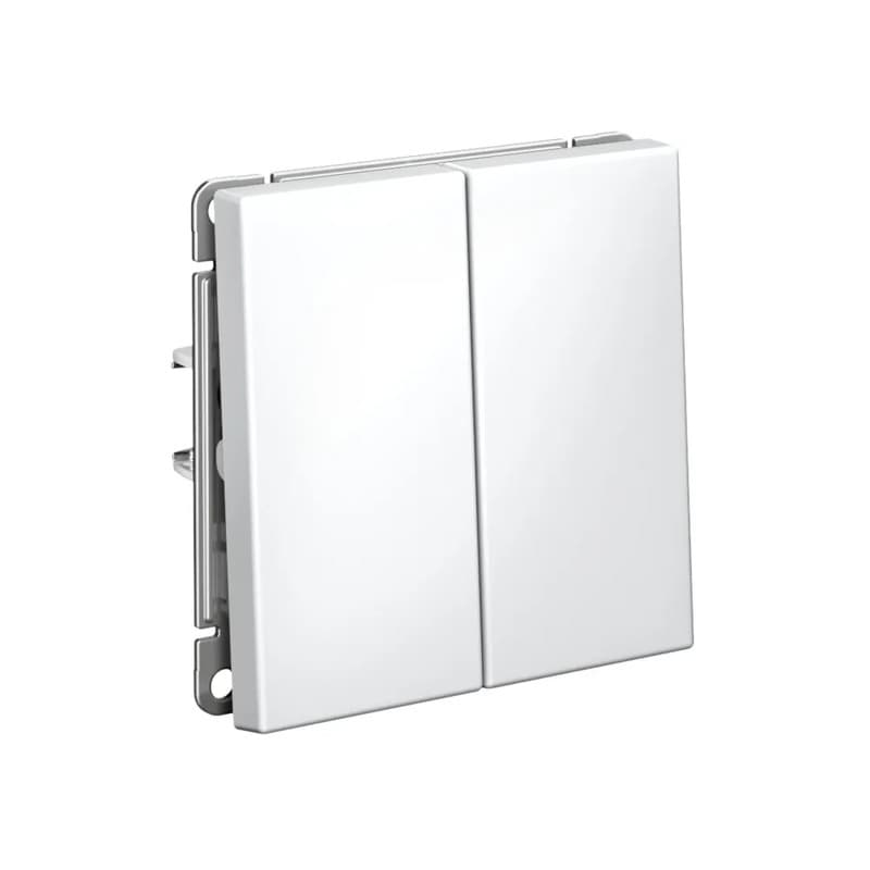 Выключатель проходной двухклавишный Systeme Electric (Schneider) ArtGallery, цвет лотос