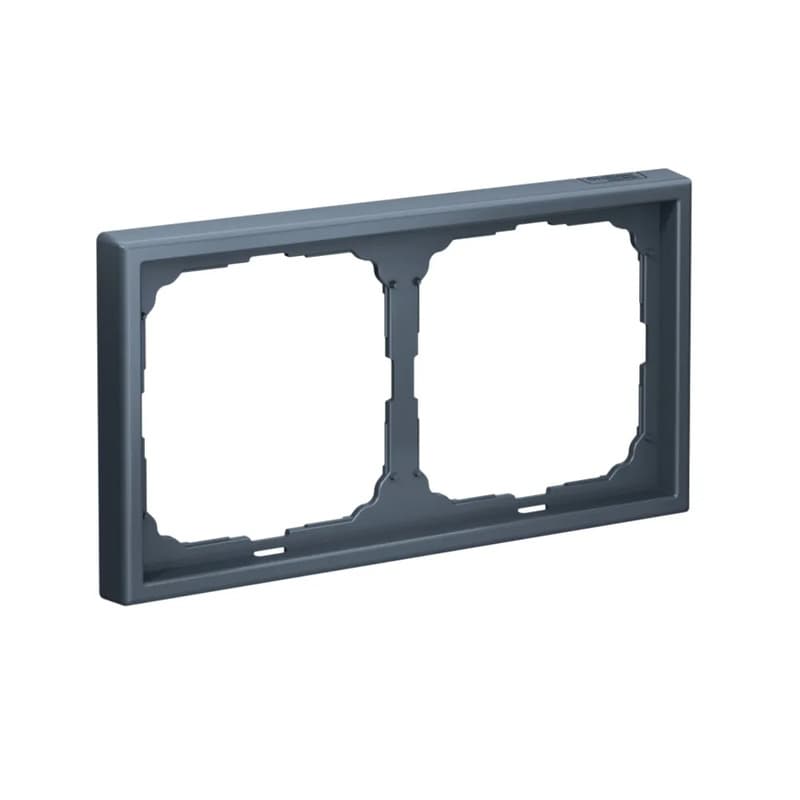 Рамка двухместная (2-постовая) Systeme Electric (Schneider) ArtGallery, цвет грифель