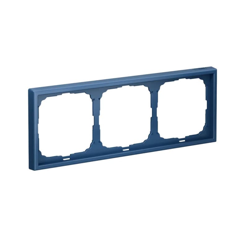 Рамка трехместная (3-постовая) Systeme Electric (Schneider) ArtGallery, цвет аквамарин