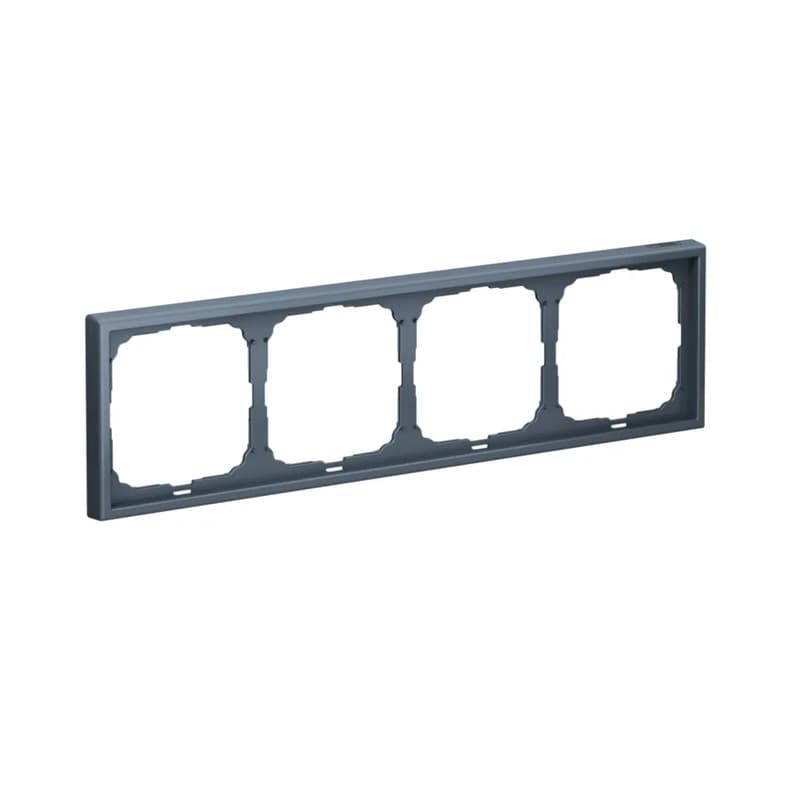 Рамка четырехместная (4-постовая) Systeme Electric (Schneider) ArtGallery, цвет грифель