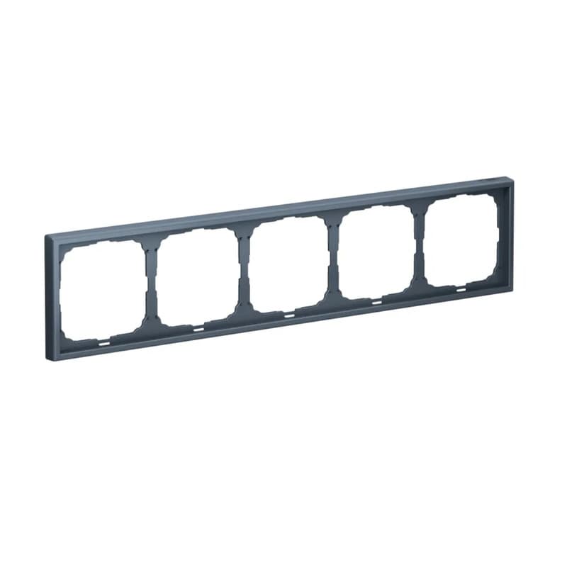 Рамка пятиместная (5-постовая) Systeme Electric (Schneider) ArtGallery, цвет грифель