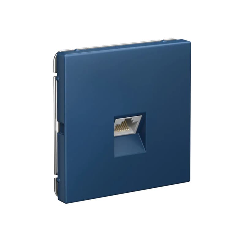 Розетка компьютерная (RJ45, интернет) Systeme Electric (Schneider) ArtGallery, цвет аквамарин