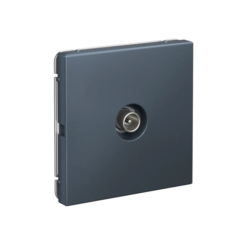 Проходная телевизионная розетка Systeme Electric (Schneider) ArtGallery, цвет грифель