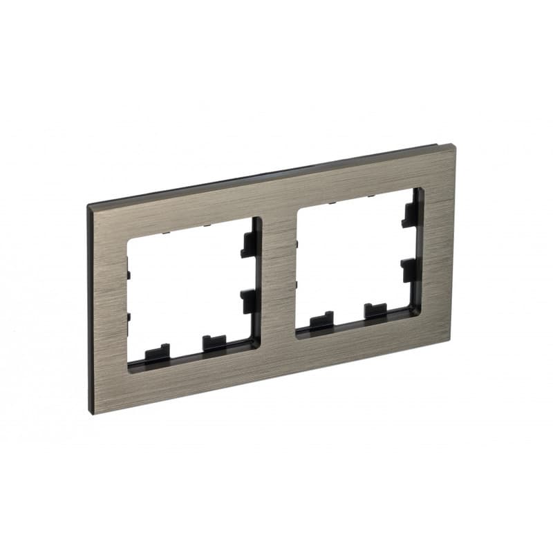 Рамка Schneider Electric AtlasDesign Nature 2-местная латунь ATN312202