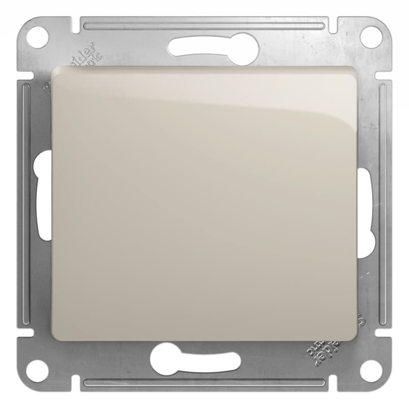 Выключатель одноклавишный Schneider Electric Glossa молочный цвет GSL000911