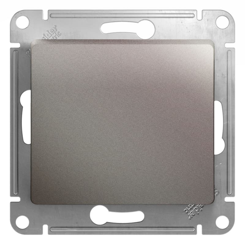 Выключатель перекрестный одноклавишный Schneider Electric Glossa цвет платина GSL001271