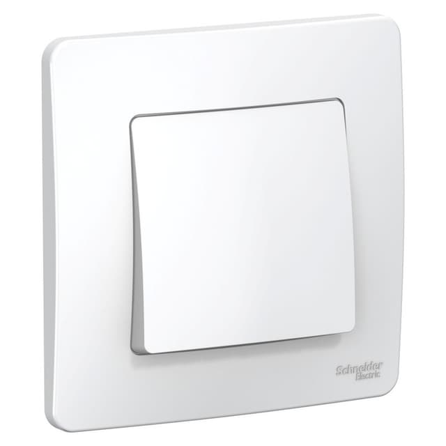 Выключатель одноклавишный Schneider Electric Blanca белый BLNVS006101