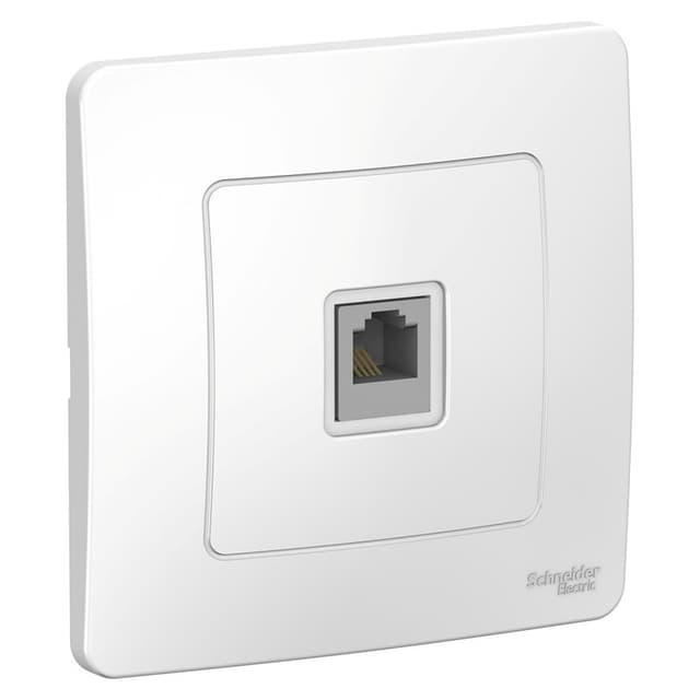 Розетка телефонная Schneider Electric Blanca белый RJ-11 BLNIS011001