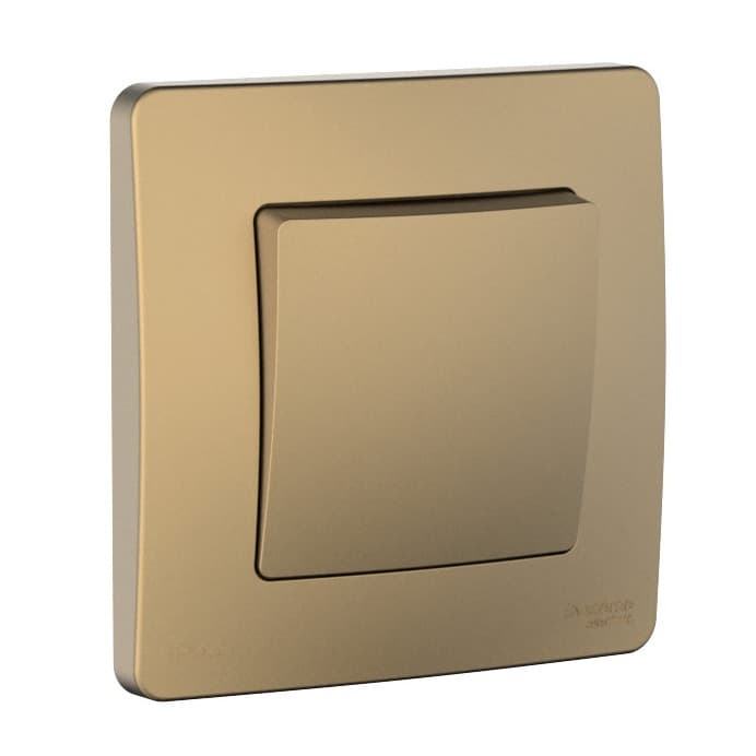 Выключатель 1-клавишный проходной Systeme (Schneider) Electric Blanca BLNVS410604 (титан)