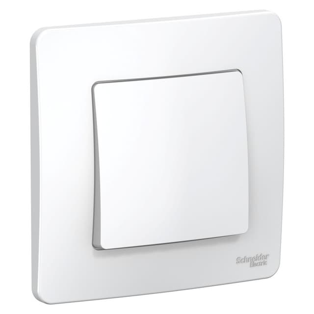 Выключатель проходной одноклавишный Schneider Electric Blanca белый BLNVS410601