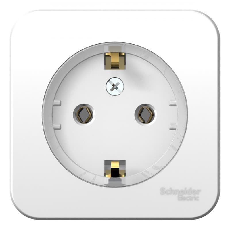 Розетка с заземлением Systeme (Schneider) Electric Blanca BLNRA110111 (белый)