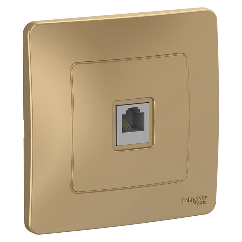 Розетка телефонная Schneider Electric Blanca титан RJ-11 BLNIS011004