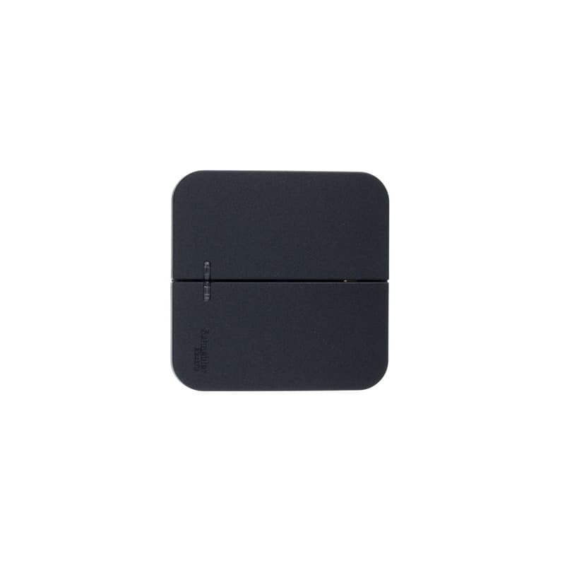 Выключатель 2-клавишный с подсветкой Systeme (Schneider) Electric Blanca BLNVA105116 (антрацит)