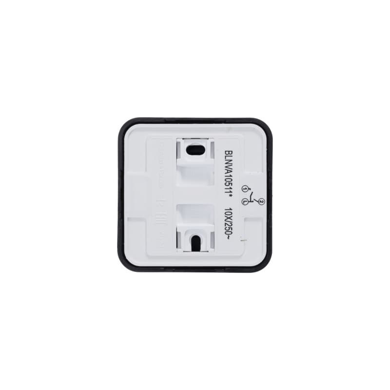 Выключатель 2-клавишный с подсветкой Systeme (Schneider) Electric Blanca BLNVA105116 (антрацит)