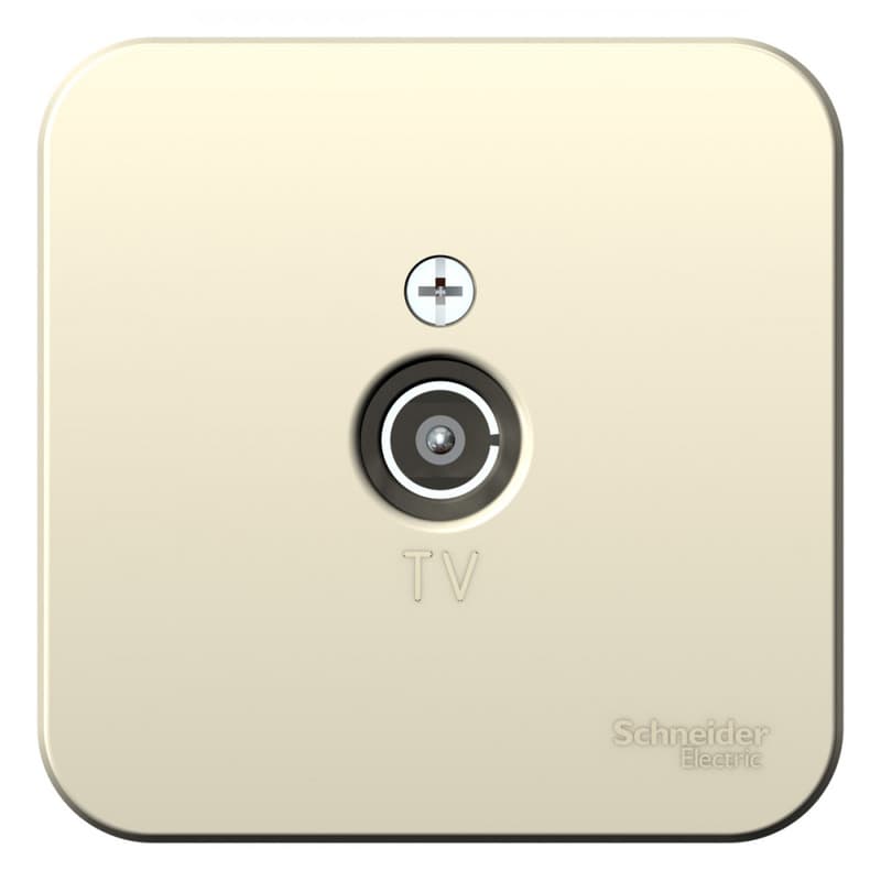 Розетка TV оконечная Systeme Electric Blanca BLNTA000012, цвет молочный.