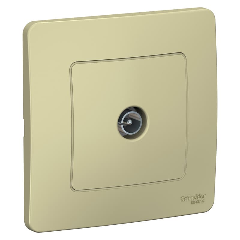 Розетка TV оконечная Schneider Electric Blanca бежевый BLNTS000017