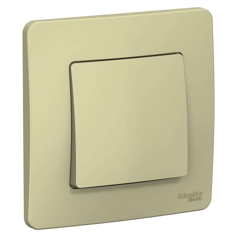 Выключатель проходной одноклавишный Schneider Electric Blanca бежевый BLNVS010607