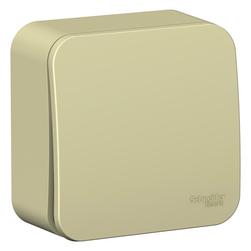 Выключатель одноклавишный Systeme Electric Blanca BLNVA101017, цвет бежевый, с рамкой.