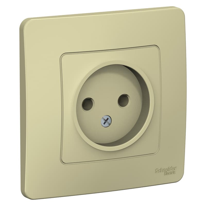 Розетка без заземления Schneider Electric Blanca бежевый BLNRS000017