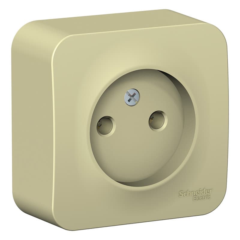 Розетка без заземления Systeme Electric Blanca BLNRA000117, цвет бежевый, серия Blanca.