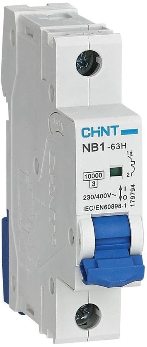 Автоматический выключатель Chint NB1-63H 1P 16А C 179784