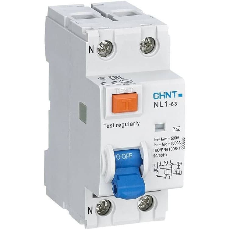 Устройство защитного отключения Chint NL1-63 2P 25А 200212