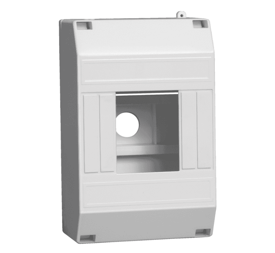 Бокс пластиковый навесной IEK KREPTA 3 MKP31-N-04-30-135, КМПн 1/4, на 4 модуля, белый, IP20