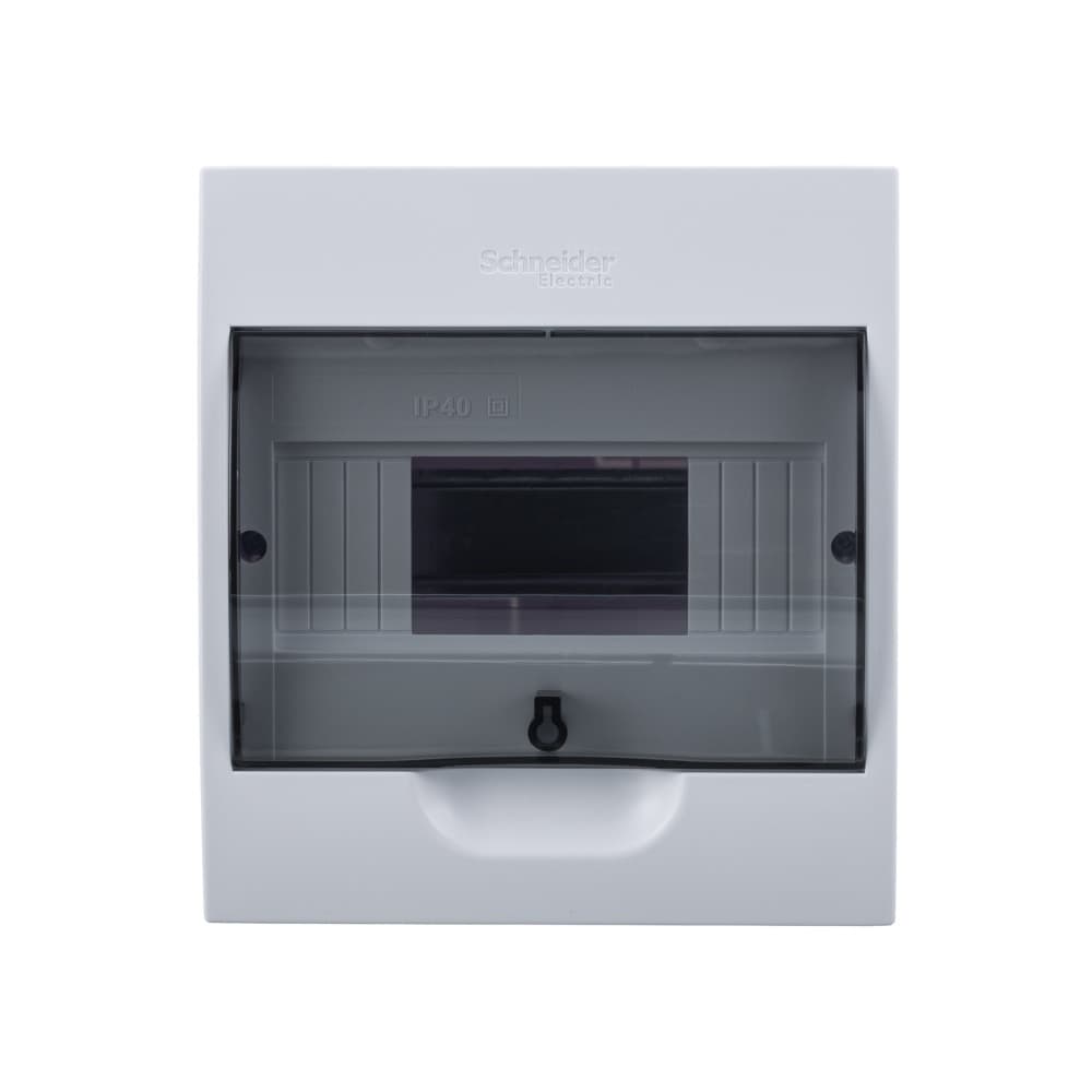 Бокс пластиковый навесной Systeme (Schneider) Electric City9 Box EZ9E108S2SRU на 8 модулей - вид спереди