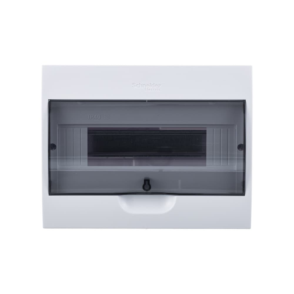 Бокс пластиковый навесной Systeme (Schneider) Electric City9 Box EZ9E112S2SRU на 12 модулей - вид спереди