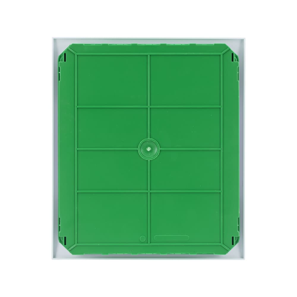 Бокс пластиковый встраиваемый Systeme (Schneider) Electric City9 Box EZ9E212S2FRU на 2х12 модулей - вид сзади