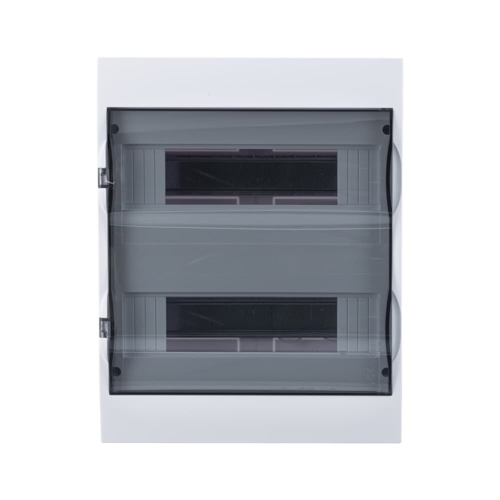 Бокс пластиковый навесной Systeme (Schneider) Electric City9 Box EZ9E212S2SRU на 2х12 модулей - вид спереди