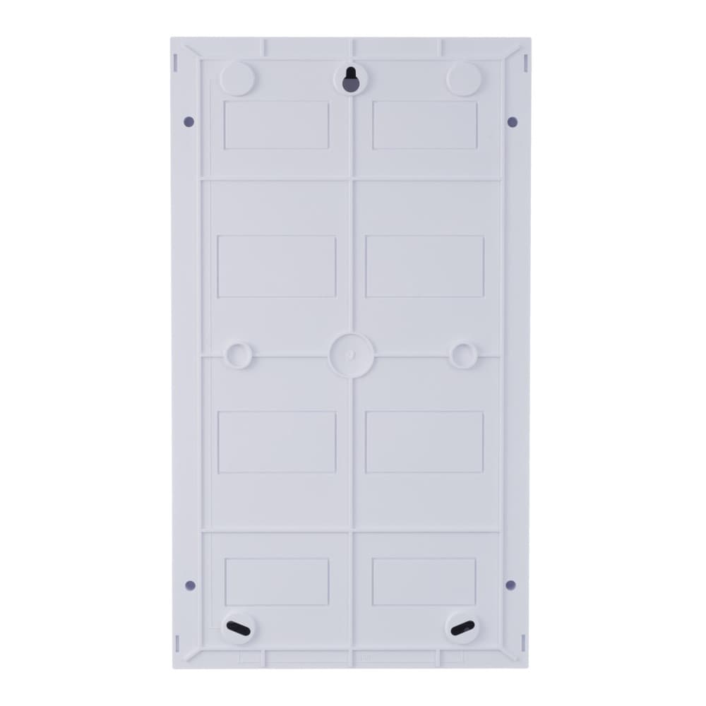 Бокс встраиваемый пластиковый Systeme Electric City9 Box EZ9E312S2FRU, 3 ряда на 36 модулей, с прозрачной дверцей, IP40, IK07 - вид сзади