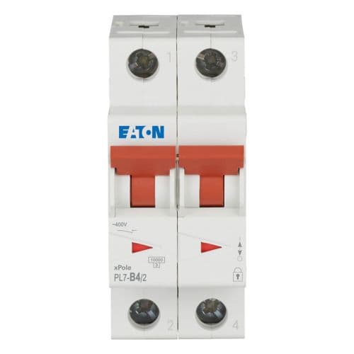 Автоматический выключатель Eaton PL7-B4/2, фото 3