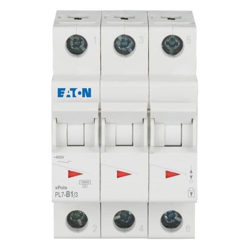 Автоматический выключатель Eaton PL7-B1/3, фото 3