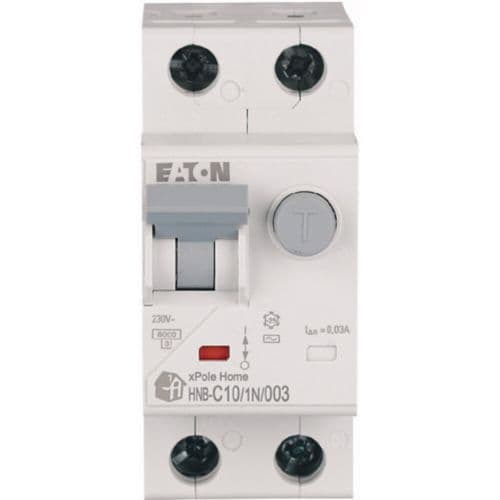 Дифференциальный автоматический выключатель Eaton HNB-C10/1N/003, фото 2
