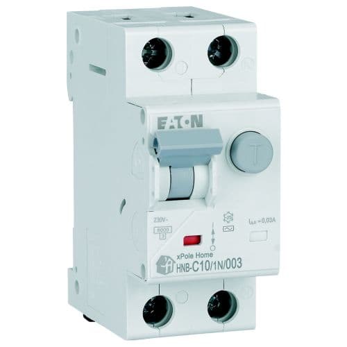 Дифференциальный автоматический выключатель Eaton HNB-C10/1N/003, фото 3