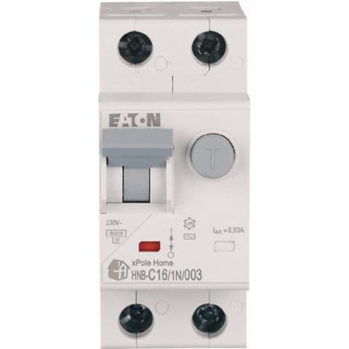 Дифференциальный автоматический выключатель Eaton HNB-C16/1N/003