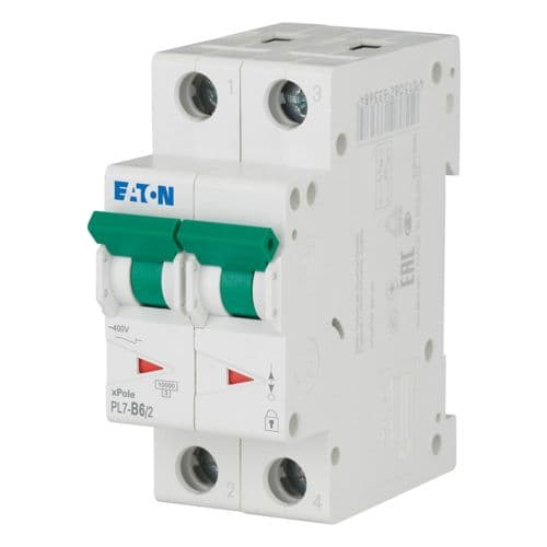 Автоматический выключатель Eaton PL7-B6/2