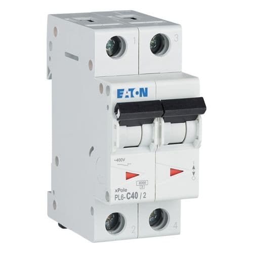 Автоматический выключатель Eaton PL6-C40/2, фото 4