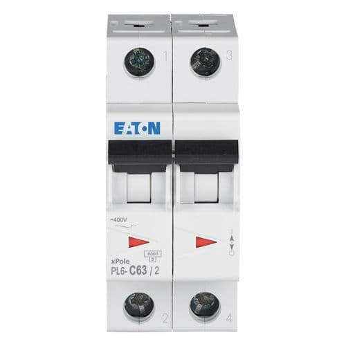 Автоматический выключатель Eaton PL6-C63/2, фото 3