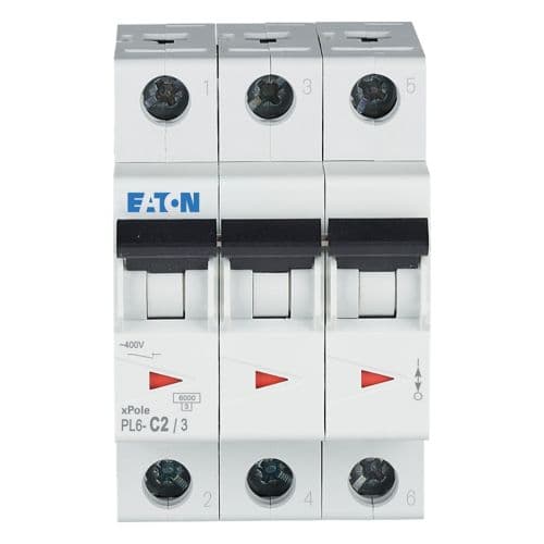 Автоматический выключатель Eaton PL6-C2/3, фото 3