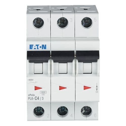 Автоматический выключатель Eaton PL6-C4/3, фото 3