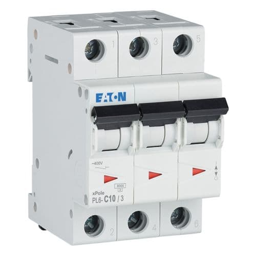 Автоматический выключатель Eaton PL6-C10/3, фото 4
