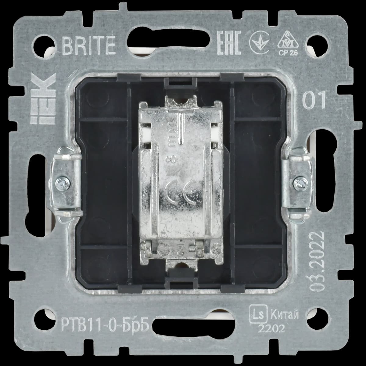 Розетка TV IEK BRITE BR-A10-O-K01 (белый), фото 4