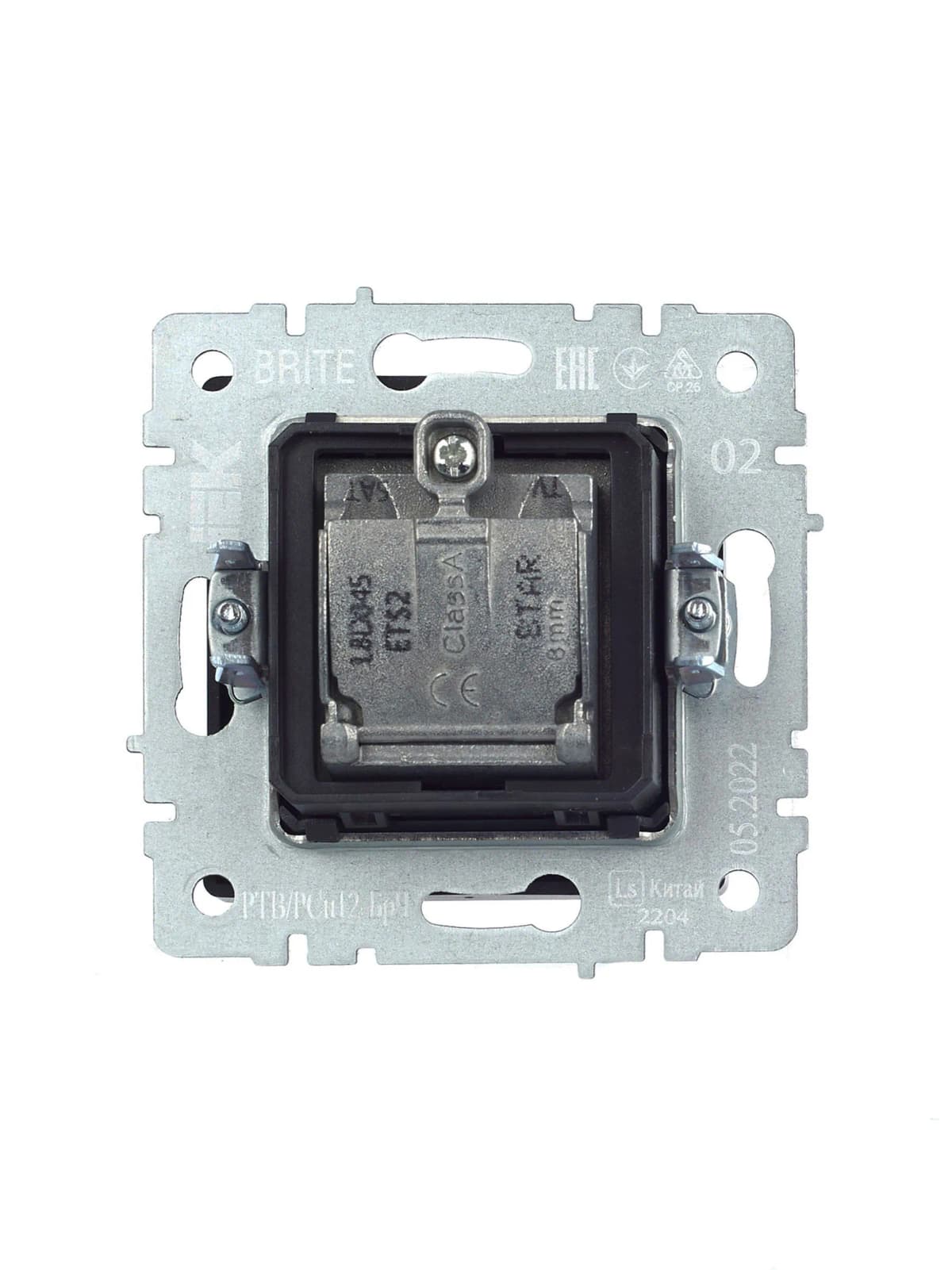 Розетка двойная TV IEK BRITE BR-AF20-O-K02 (черный), фото 2