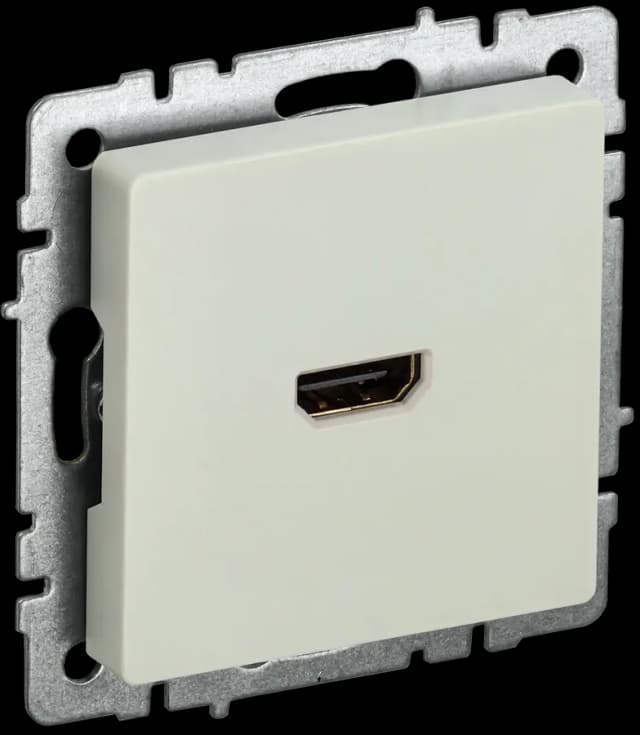 Розетка HDMI IEK BRITE BR-H10-K10 (бежевый)