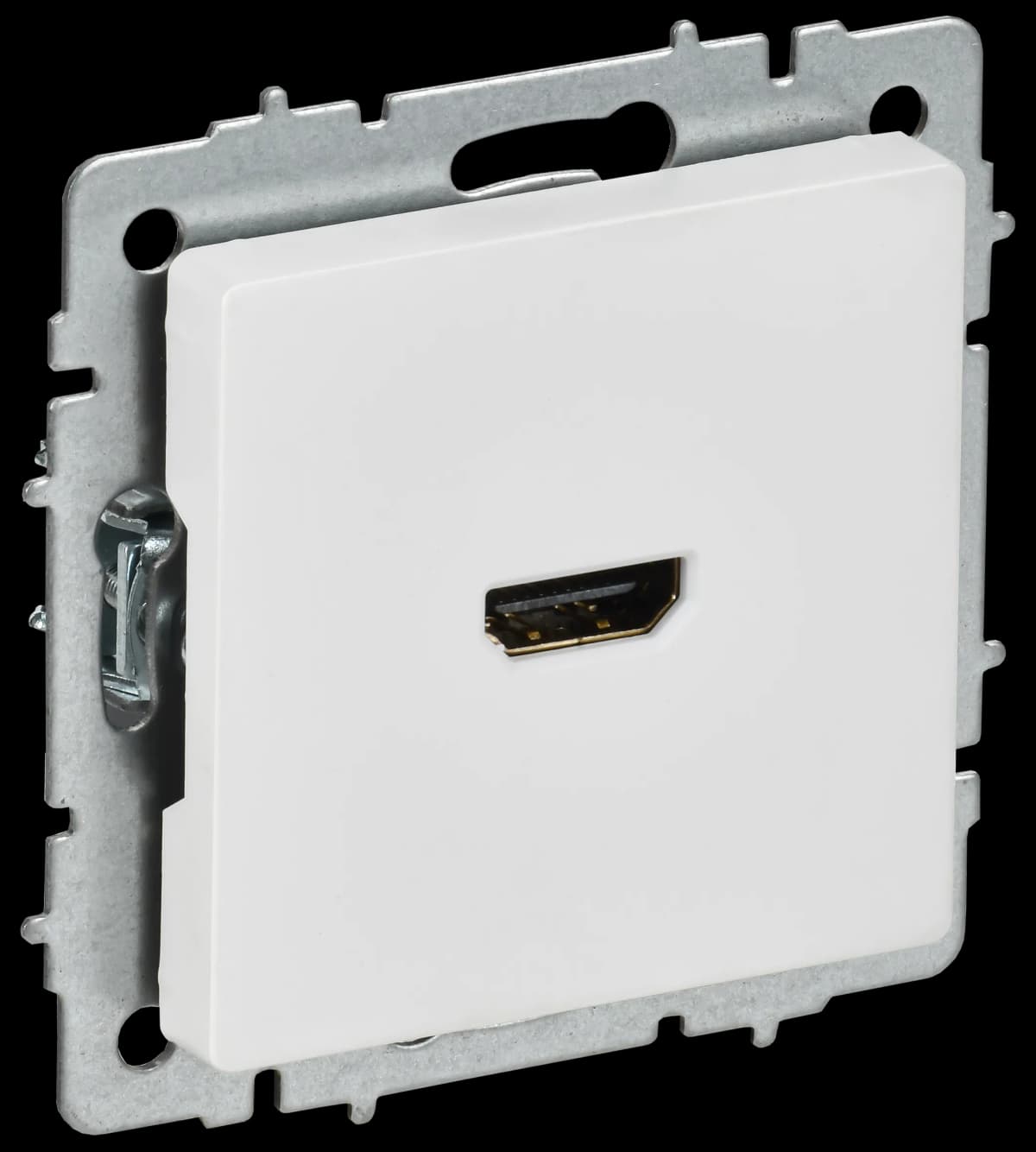 Розетка HDMI IEK BRITE BR-H10-K91 (белый арктический)