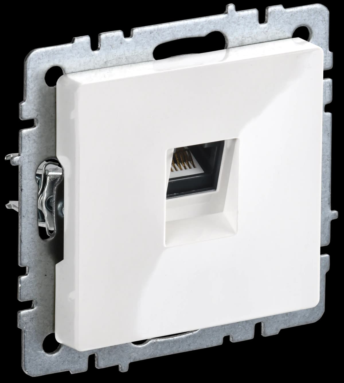 Розетка компьютерная IEK BRITE BR-K10-1-K01 (белый)