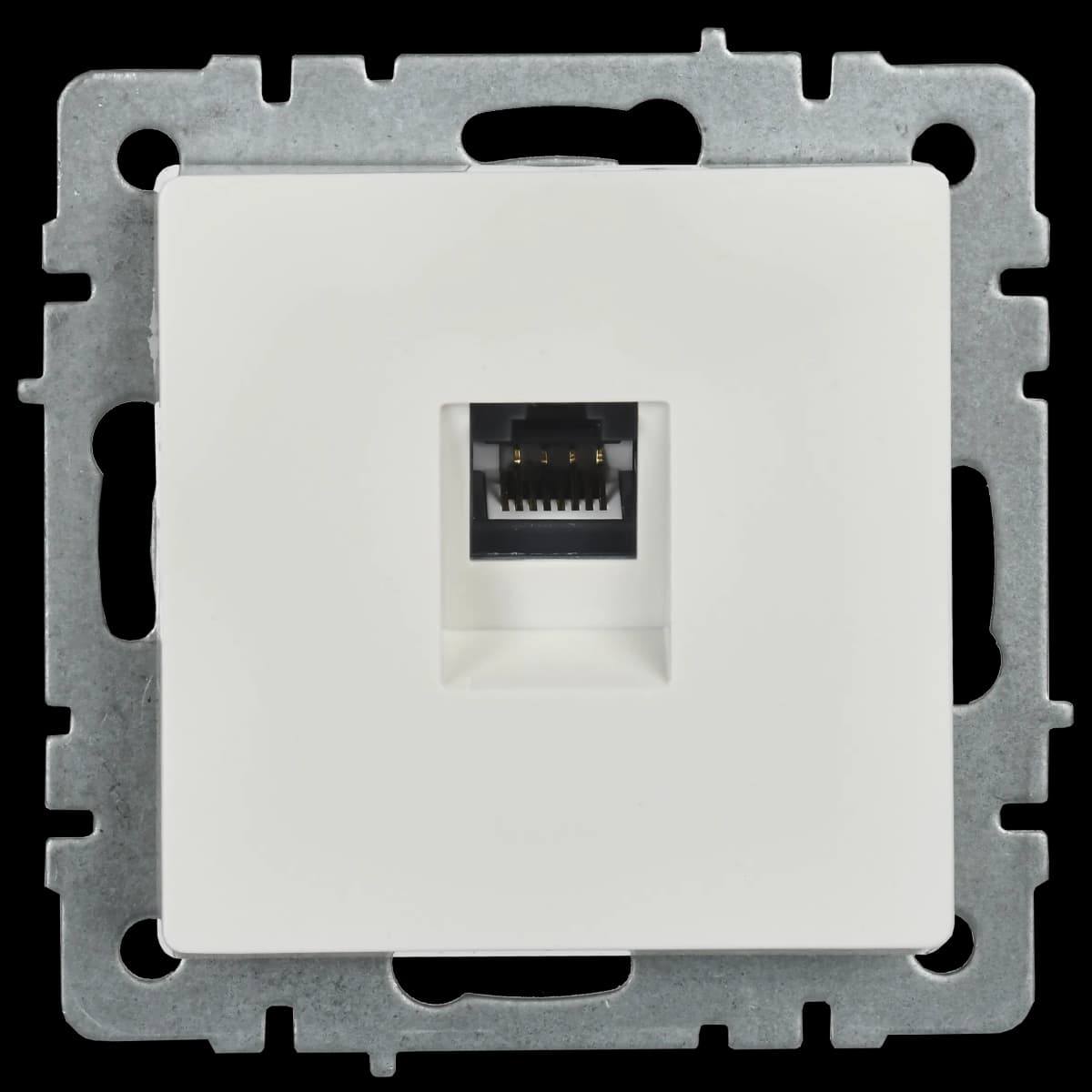 Розетка компьютерная IEK BRITE BR-K10-1-K01 (белый), фото 4